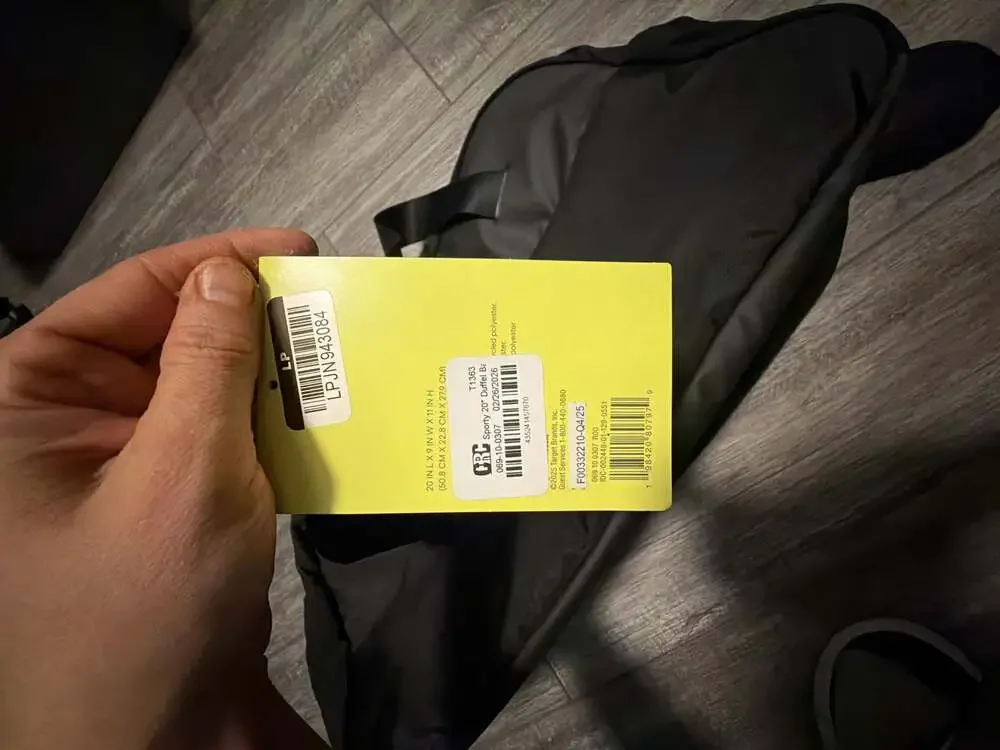 All in Motion Sporty 20 Inch Large Duffel Bag